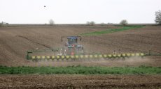 Planting corn.