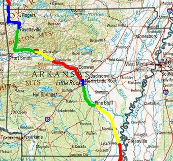 AR trip map.