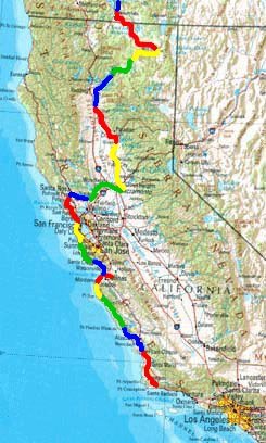 CA trip map.